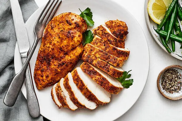 How many calories in 8 oz chicken breast?